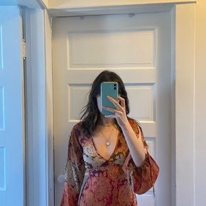 Y2K colourful blouse